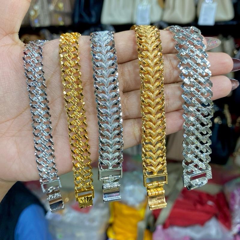 Benika Accesories - Gelang Tangan Rantai Wanita Xuping Jewellry Lipan Dove 1.2cm 1.5cm - Korean Style Anti Karat Aesthetic - Aksesories Fashion Trendi 2023 - Titanium Simple Elegand Mewah - Bracelets Kulit Perhiasan Permata 0