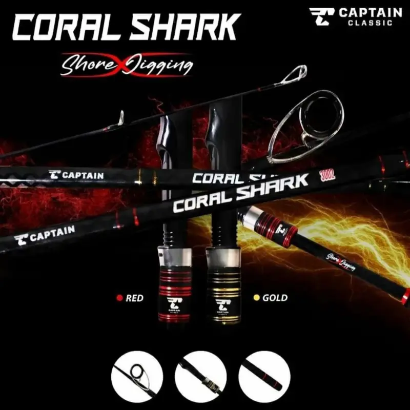 Joran Sambung 2 Captain Coral Shark Shorejig 270 300 1