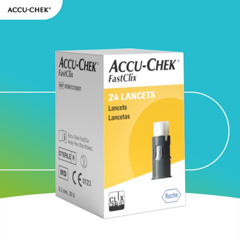 Kim Chích Máu ACCU-CHEK FastClix Dùng Cho Máy ACCU-CHEK Guide & Performa