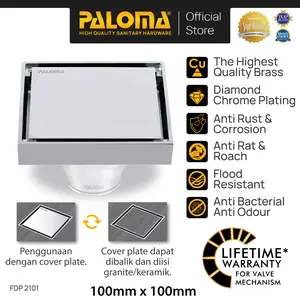 PALOMA FDP 2101 Floor Drain Strainer Saringan Got Kamar Mandi Anti Bau