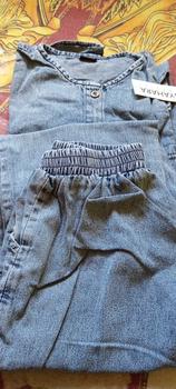Product Review of Setcel - A03 SYEHAL COLLECTION- Oneset / Setcel Kemeja Wanita Full Jeans - Setelan Pakaian Wanita Denim Baju Panjang from M**i S**r 1