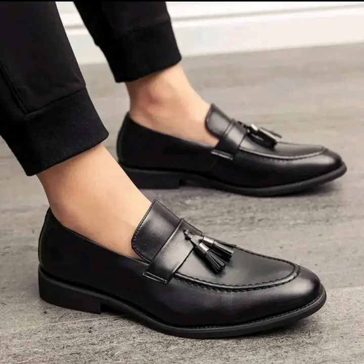 sepatu fantopel pria bandul formal Kerja Pantofel Shoes