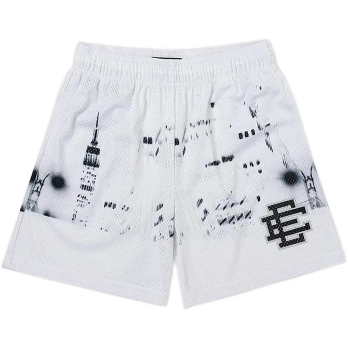 2024 New Classic Ee Basic Short New York City Skyline Sports Basketball Shorts Sports Pants Summer Workout Mesh Training Quarter Pants For Men And Women