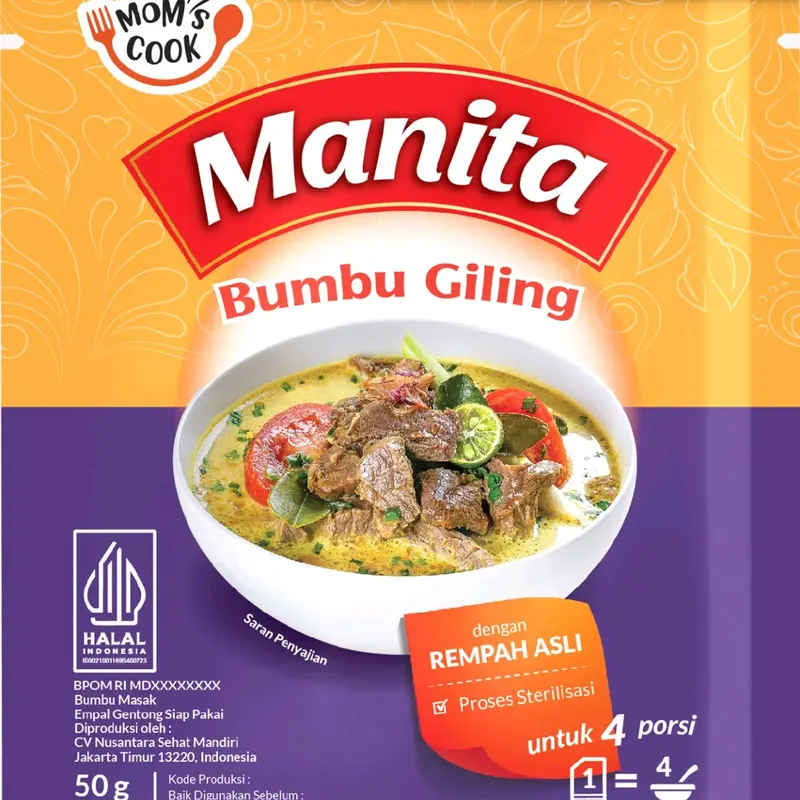 MANITA BUMBU NASI GORENG DAN BUMBU MASAK Instan masakan rumahan 8