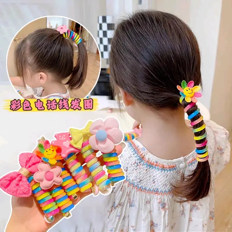 Aksesoris Rambut Anak Import Karet Ulir lucu cantik Fashion HARGA UNTUK 1PC Perempuan 1