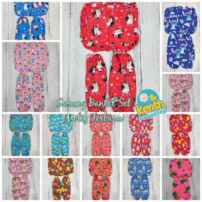 Sarung Bantal Guling Bayi Karakter, Model PROMOO COD, Bahan Katun Dispers Grade A 8