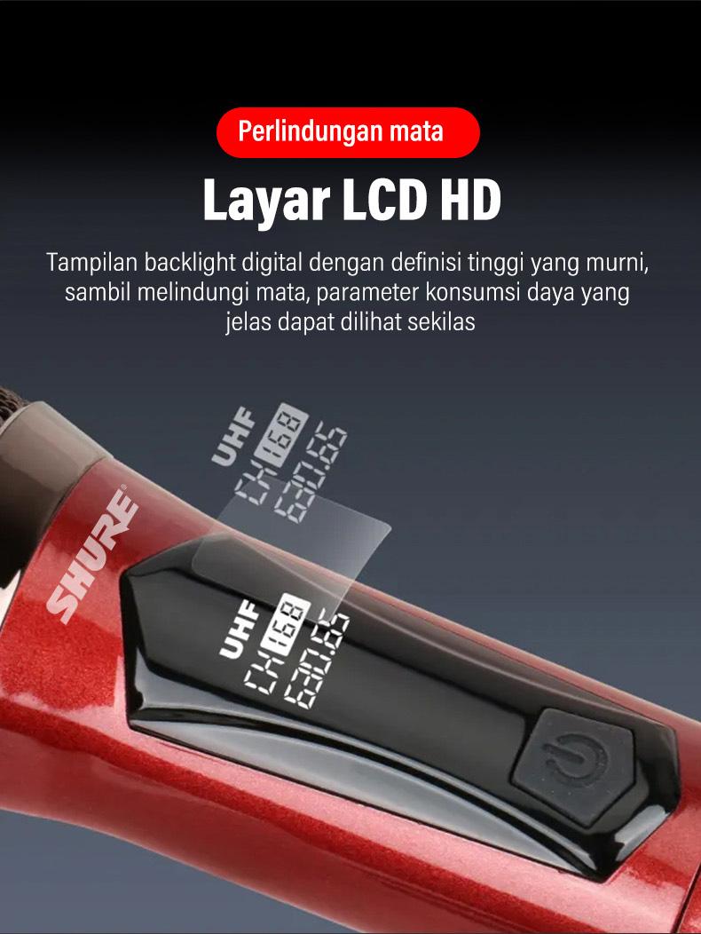 Product Introduction of SHURE-302 Mikrofon Nirkabel Karaoke Profesional Mikrofon Nirkabel Mikrofon Ganda Murah 18
