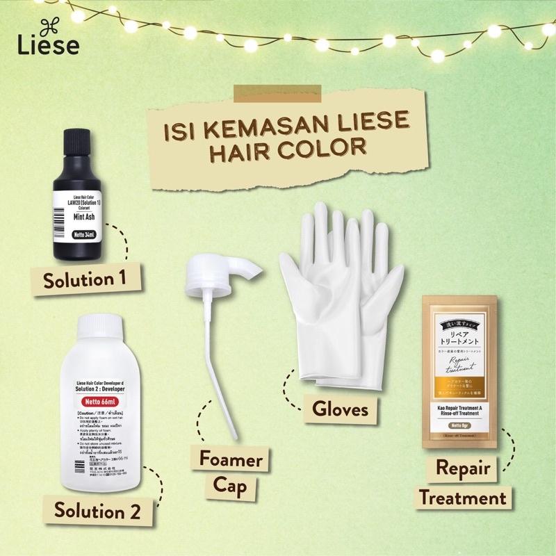 LIESE bubble hair color pewarna rambut bubble foam original 3