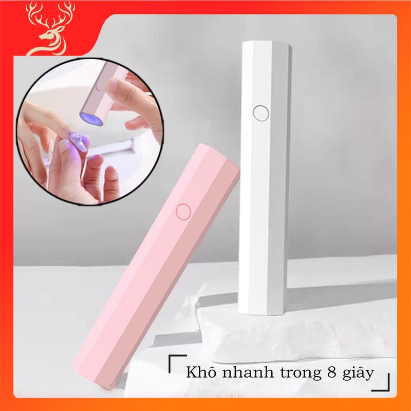  Máy Hơ Gel 1 ngón Cầm Tay Đèn Hơ Mini Tích Điện Móng Máy Hơ Gel MINi Đèn Hơ Gel Sạc Làm Khô Nhanh 