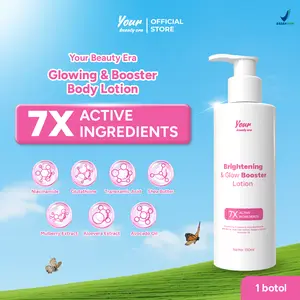 Your Beauty Era Brighten & Glow Booster Body Lotion | Perfect Mouisturizing With 7x Active Ingredients | Niacinamide Shea Butter Avocado Oil | 100ml