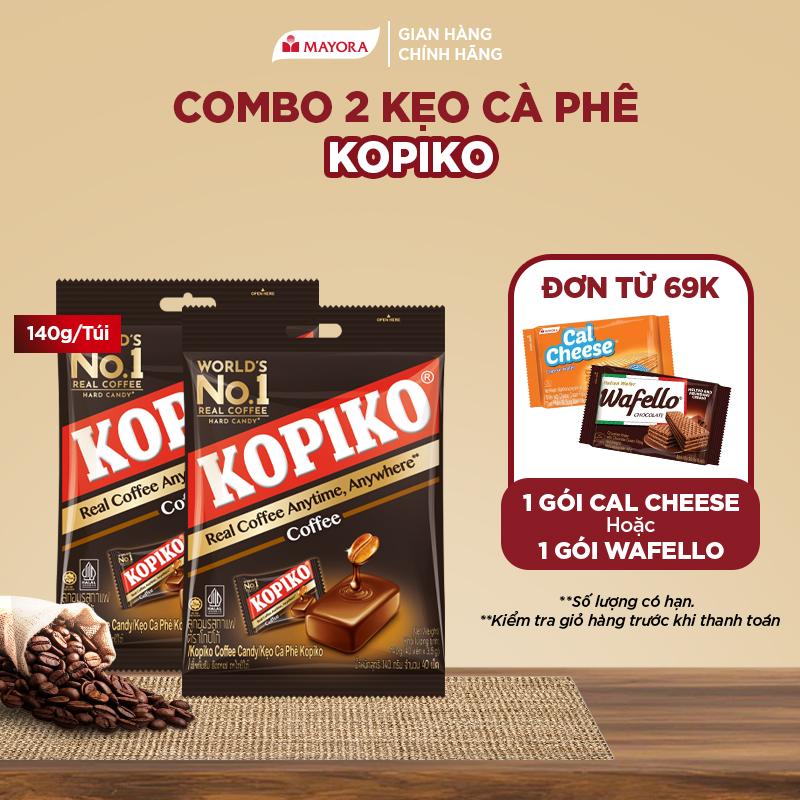 Combo 2 Kẹo Cà Phê Sữa Kopiko 140G