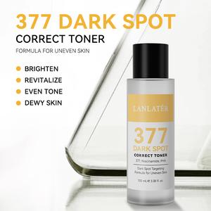 Lanlater Toner Pembetulan Tempat Gelap 377 Formula Untuk Kulit Tidak Seragam Mencerahkan Menyegarkan Dan Menyamakan Warna 377 Dark Spot Correct Toner