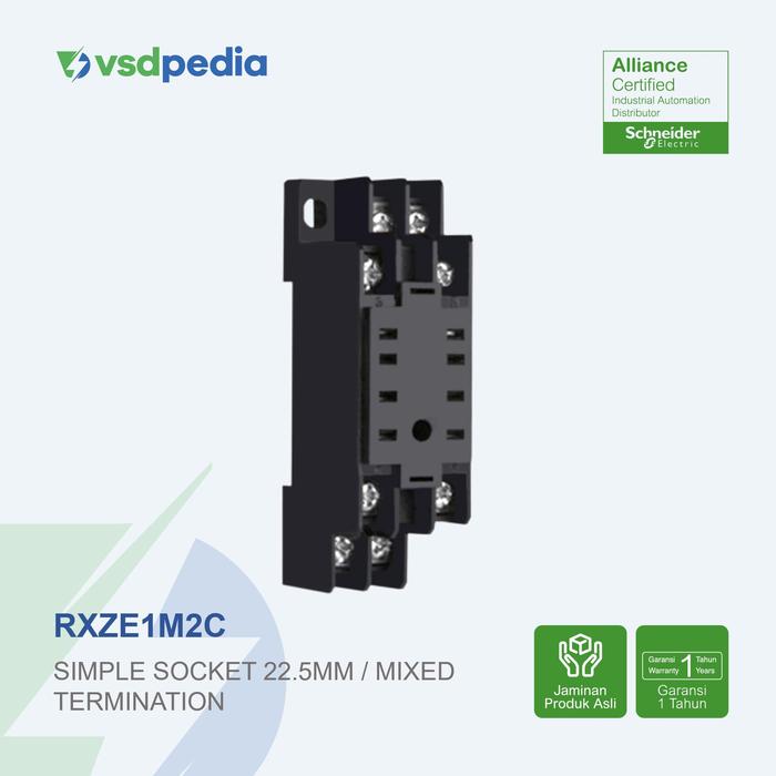 Rely Base Promo SCHNEIDER HARMONY EASY ELECTROMECHANICAL RELAY SOCKET RXM2LB ...