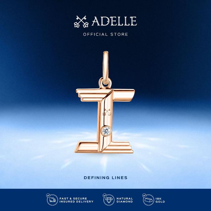 Gambar Liontin Berlian Adelle Jewellery - Alphabet Pendant I dari Adelle Jewellery Kota Administrasi Jakarta Utara Tokopedia