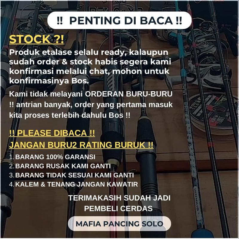 Satu set Joran Pancing kolam spinning fiber kaku drag 8kg uk 150 cm dan reel 3
