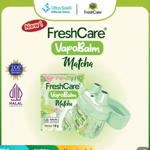 FreshCare Vapo Balm MATCHA 2 in 1 double Balsem dan double inhaler