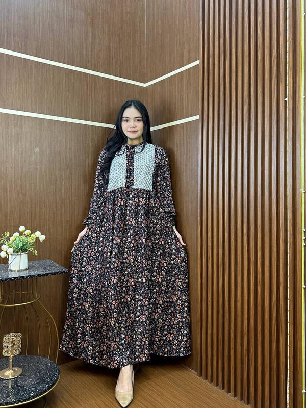 Gallery hawet - Clarissa Dress Rayon Motif With Renda 3