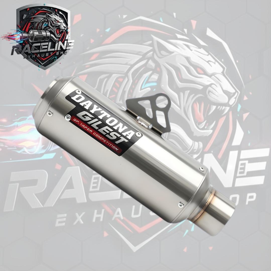 Knalpot GP1 DAYTONA Panjang 20cm Inlet 50 Slincer Only