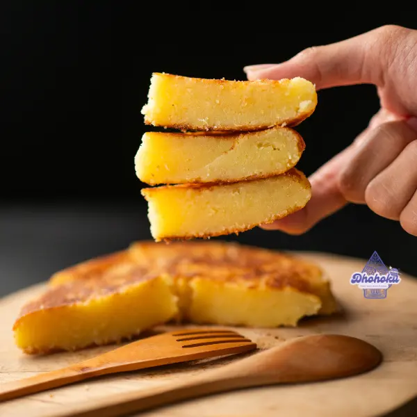 Wingko Tjap Londo Rasa Durian + Butter  - Kue Basah Camilan Khas Kediri - Bahan, Kelapa Gula Empuk Mentega 3