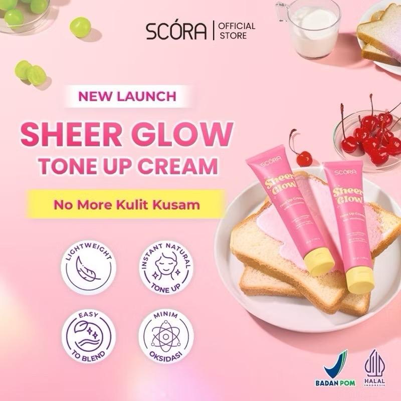 SCORA Sheer Glow Tone Up Cream 1
