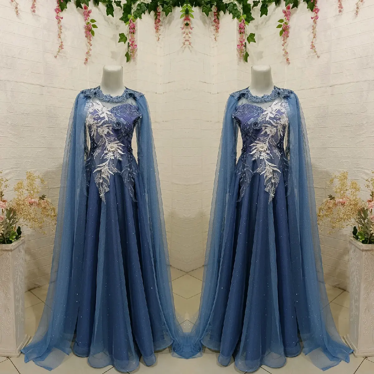 LONGDRESS 3D TILE FREE SLAYER BAHU LEPAS PASANG // DRESS PESTA // DRESS CINDERELLA // DRESS PRINCES TILE