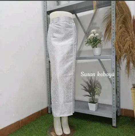 rok Songket Span premium tingal pakai //rok kebaya span termewah 0