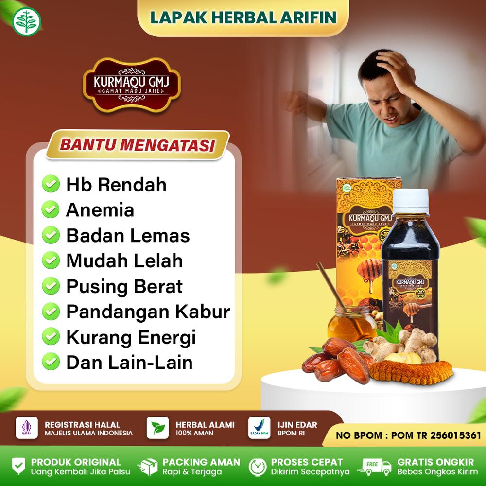 Kurmaqu GMJ Menambah HB Rendah Anemia Penambah Darah Hemoglobin Rendah Kurang Darah Sering Lelah Pusing Berkunang-Kunang