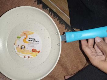 Product Review of Panci Teflon Frypan Marble Enamel / Teflon Frypan Marble Berwarna / Teflon Frypan Enamel Anti Lengket penggorengan anti lengket Kitchenware teflon  serbaguna from R**i M**a D**a 0
