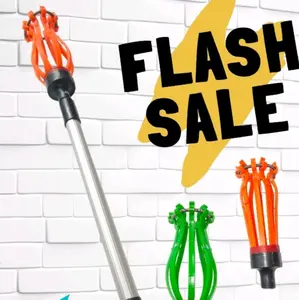 Jumbo Kepala Tongkat Pengganti Lampu 2 Meter / Stick Lampu Jumbo / Gala Lampu Jumbo / Full Set Ukuran 2 Meter Hitam