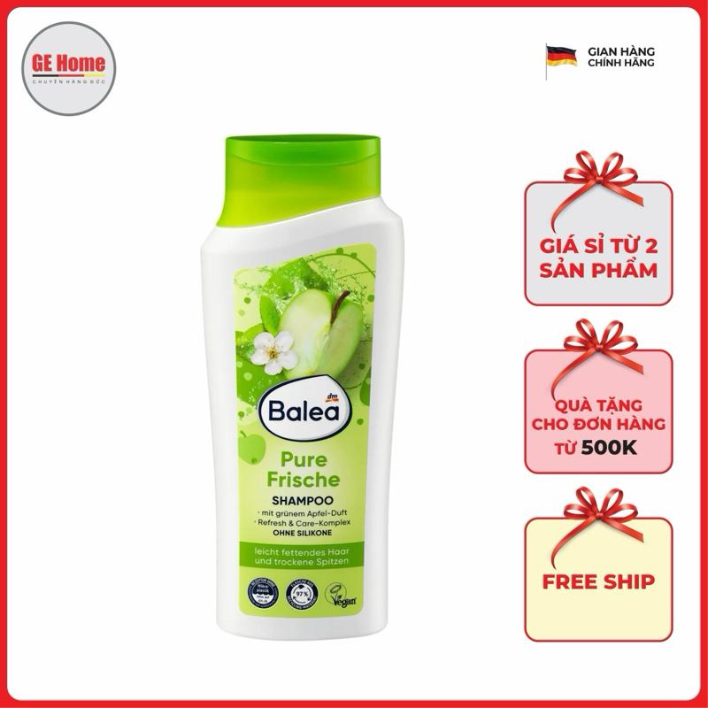 Dầu gội thuần chay dưỡng tóc suôn mượt chiết xuất quả táo bóng khoẻ chắc tóc