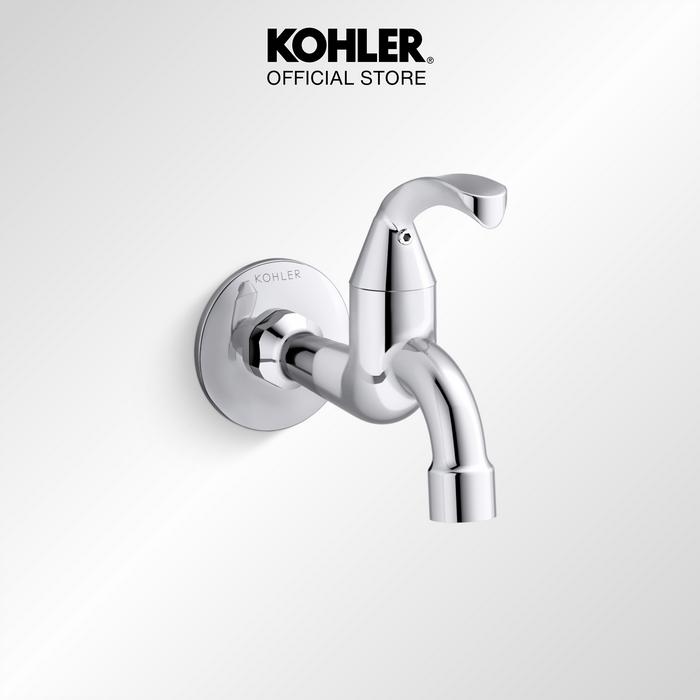 Gambar KOHLER Keran Kran Air Mop Sink Tembok Polished Chrome K-R13901T-B4-CP - Single (1 Pcs) dari Kohler ID Kota Administrasi Jakarta Barat 5 Tokopedia