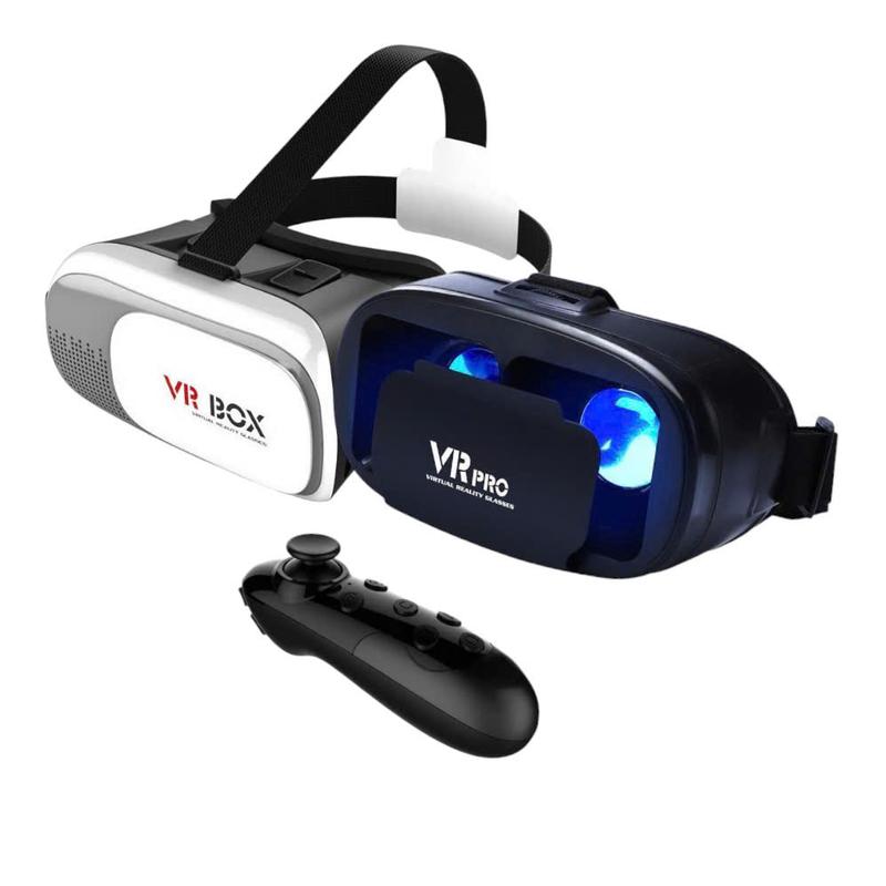  Kính Thực Tế Ảo VRPRO VR BOX Phiên Bản 2.0 Xem Phim 3D VRBOX V2 Cho Điện Thoại Màn Hình Từ 3.5" Đến 6.7" 