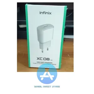 Infinix Charger Kit XC08 - 10W Charger+ 2A Tpye C data cable - Output 5V 2A