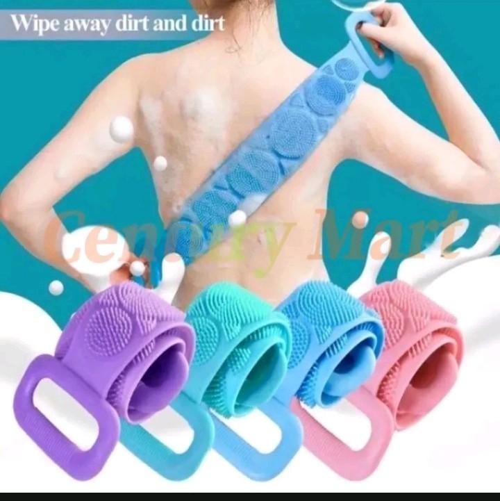 silikon brush pull back/strip menggosok kulit punggung/gosok punggung sikat mandi silikon /sikat punggung badan 7