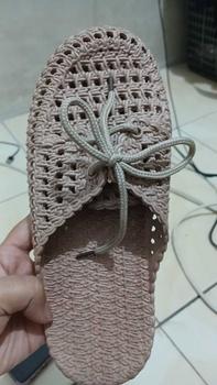 Product Review of [YESPLUS] PY132 Sandal Selop Wanita Flat Jelly Import Fashion Model Tali Rajut Terbaru from V**💞 0