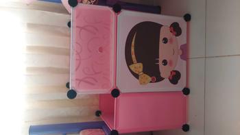 Product Review of Bedola Lemari plastik bedside table kartun rak buku susun  anak 3 kotak from t**1 0