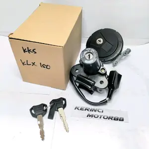 Kunci kontak set plus tutup tangki Kawasaki KLX 150 BF-D tracker komplit Accessories
