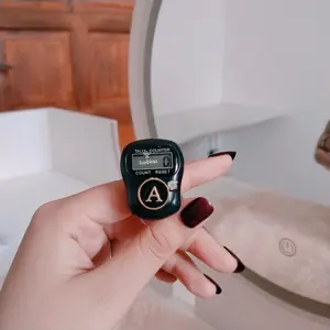 Tasbih Digital Cincin Cantik Non LED Tombol Inisial