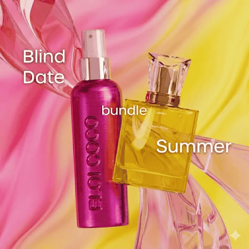 Bundle Eloi Coco Blind Date Body Mist 250ml & Summer Eau de Parfum 30ml | Parfum Wanita Sweet Romantic Fresh Daily Scent
