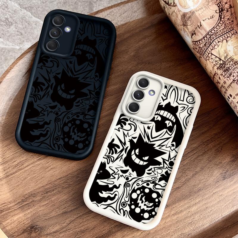 softcase soft case casing hp Samsung A55 5G,Gengar,Paket lengkap,kreativitas,coveringcasing,Mode,tren,Kartun,kepribadian Ponsel Protection 1
