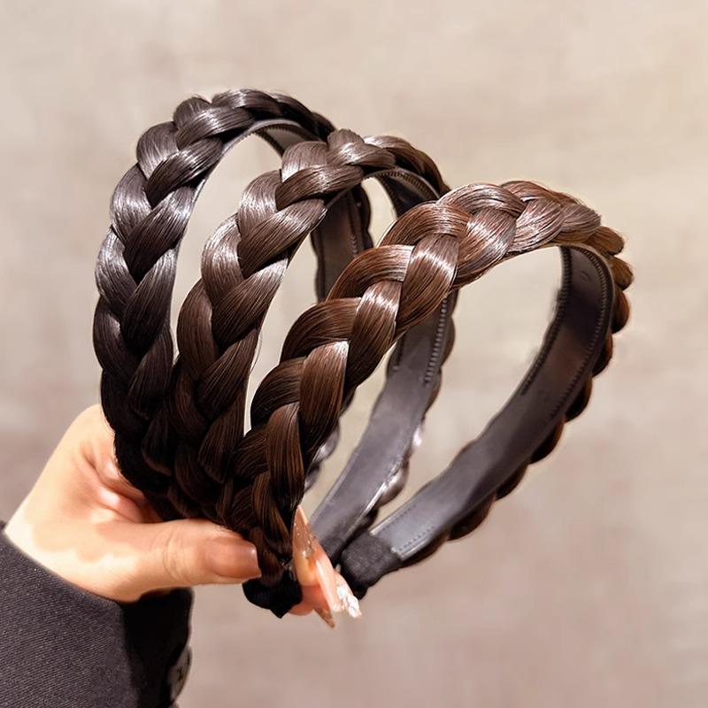 Băng Đô Tóc Giả, Dệt, Kiểu Xoắn Và Xoăn, Dành Cho Nữ, Kẹp Tóc tết Xương Cá, Khăn Trùm Đầu, Băng Đô Trên Đầu, Băng Đô Cuộn Tóc Bện, Mẫu Mới 2024, Băng Đô Phổ Biến. bờm tóc nhún bèo Phụ Kiện Titan Kẹp tóc dọc hinata headband Women Pin Cua Chống Tia Uv