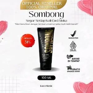 Sombong Face wash |  Soap Muka Pencerah Pria