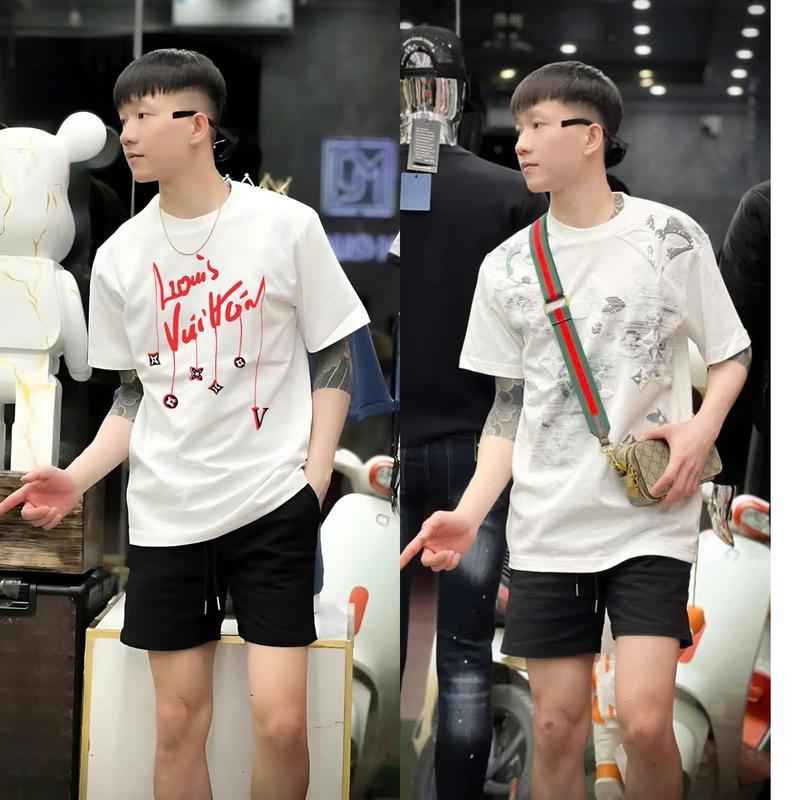 Set Quần và Áo thun nam Boy Phố in hình phong cách Trẻ Trung Năng Động mặc thoải mái set đồ mặc hè xịn