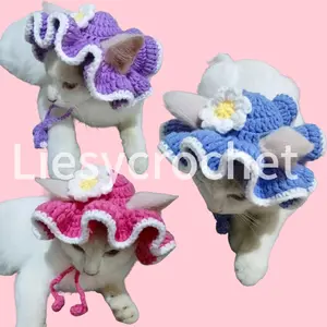 Premium topi kucing rajut tebal / topi kucing rajut kriwil / topi rajut curly / topi kucing lucu