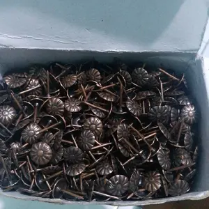 (100pcs) paku pines antik coklat kembang serbaguna