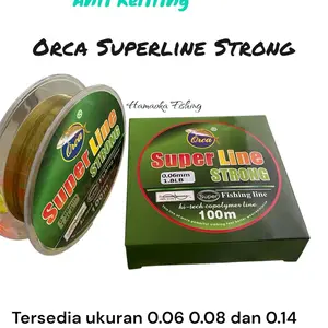 Senar Pancing Tipis Kuat Orca Superline 0.06 - 0.18 Kuat Anti Keriting
