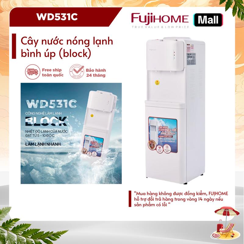 Cây nước nóng lạnh FUJIHOME WD531C công nghệ làm lạnh sâu