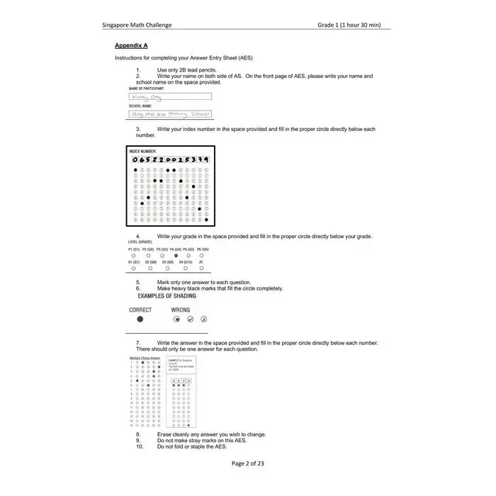 SOAL SMC SINGAPORE MATH CHALLENGE SINGA MATH OLIMPIADE MATEMATIKA ...