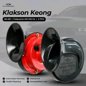 OTOHEROES Tipe R Klakson Keong Mobil Air Horn 12V 60 dB 2pcs - 60B Car Kendaraan