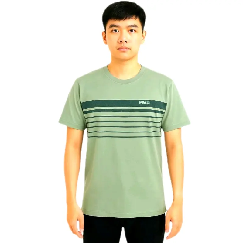 MBA MY BLANK APPAREL Kaos Distro Salur Pria Original 100% Cotton 24s Adem & Nyaman Unisex Warna Keren Kekinian Casual Combed Motif Simple Garis Polo Kain Katun 7